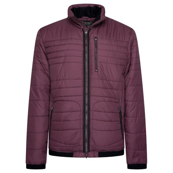 KAM Grote maten Burgundy lichtgewicht Puffer Jacket 2XL-8XL