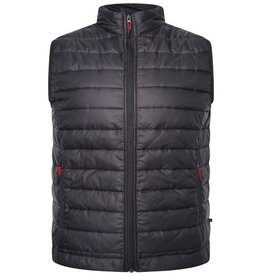 KAM Grote maten Zwart  lichtgewicht Puffer Bodywarmer