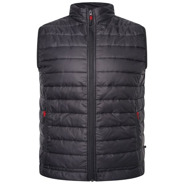 KAM Grote maten  Zwart  lichtgewicht Puffer Bodywarmer 2XL-8XL