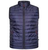 KAM Grote maten Navy  lichtgewicht Puffer Bodywarmer 2XL-8XL