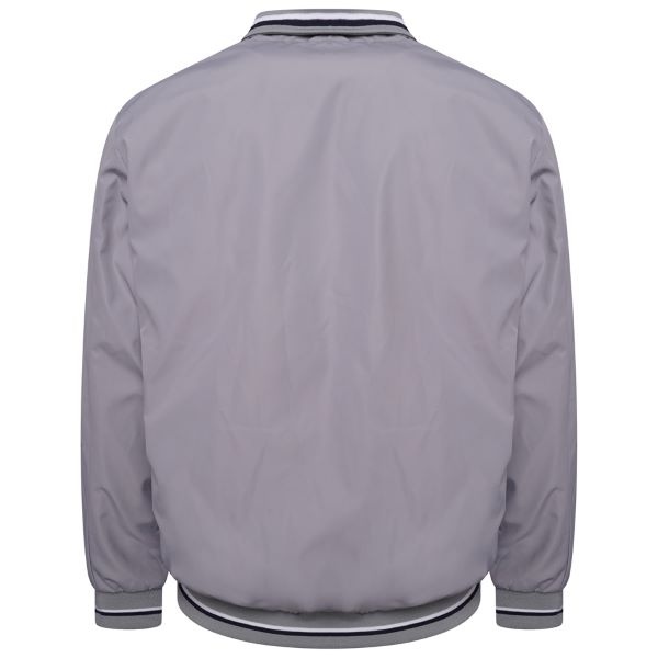 KAM Grote maten Zilver  Premium Zomer Harringtonjas  2XL-8XL