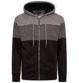 KAM Grote maten Zwarte Hoodie 2XL-8XL