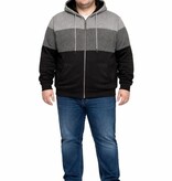 KAM Grote maten Zwarte Hoodie 2XL-8XL