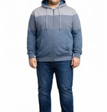 KAM Grote maten Denim  Hoodie 2XL-8XL