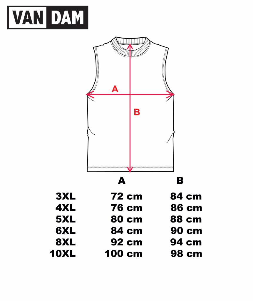 VANDAM Grote maten Melange Tank Top 7763