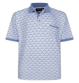 Espionage Grote maten blauw wit  Geomatric Print