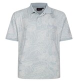 Espionage Grote maten Polo Leaf Print   2XL-8XL