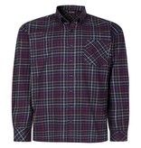 Espionage Grote maten Geruit overhemd Langemouw 2XL-8XL