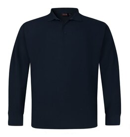 Espionage Grote maten Zwarte Polo Lange mouw