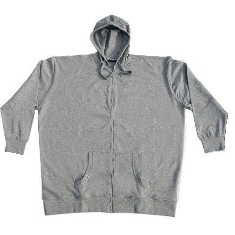 VANDAM Grote maten Melange Hoody 3XL-6XL