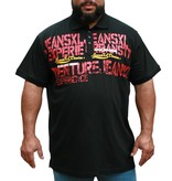 JeansXL Grote maten Zwarte Polo 668  3XL-6XL