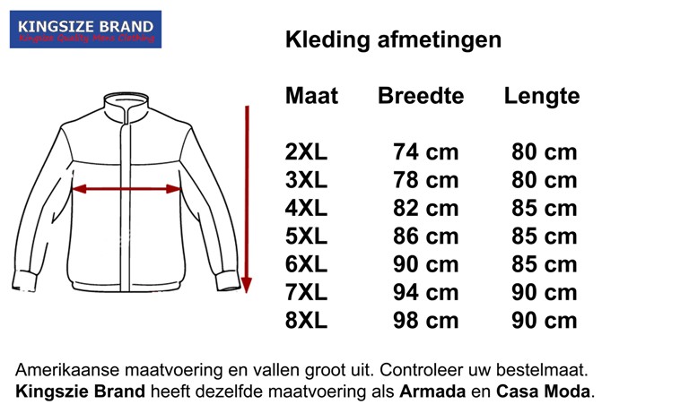 Kingsize Brand JT109 Grote maten Zwarte Quilted Hertigade Winterjas Kingsize Brand JT109 Grote maten Zwarte Quilted Hertigade Winterjas
