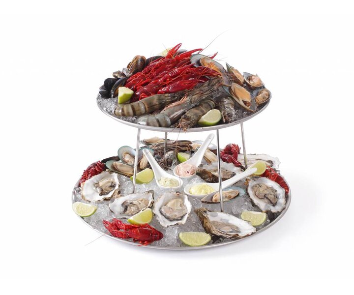 M&T Plateau de fruits de mer ensemble de 3 pièces