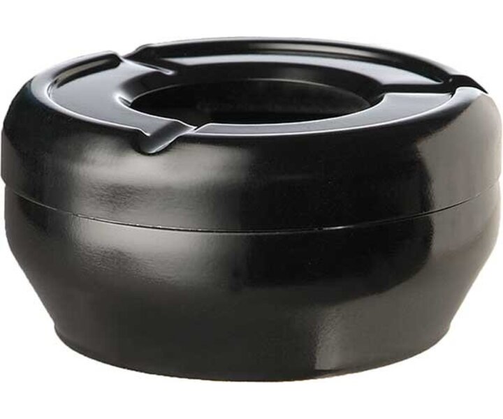 M&T Ashtray black melamine