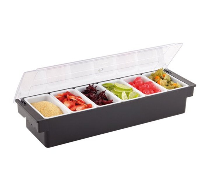 M&T Ingrediënten houder 6 compartimenten