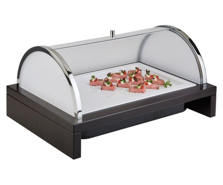 APS Vitrine réfrigérée avec couvercle roll top