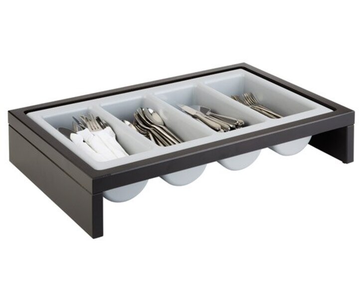 APS Cutlery tray 2 pcs in wengé display