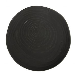 PILLIVUYT Assiette plate 28 cm TECK gris foncé