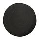 PILLIVUYT Flat plate TECK 28 cm dark gray