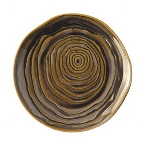 PILLIVUYT Assiette plate 28 cm bronze TECK