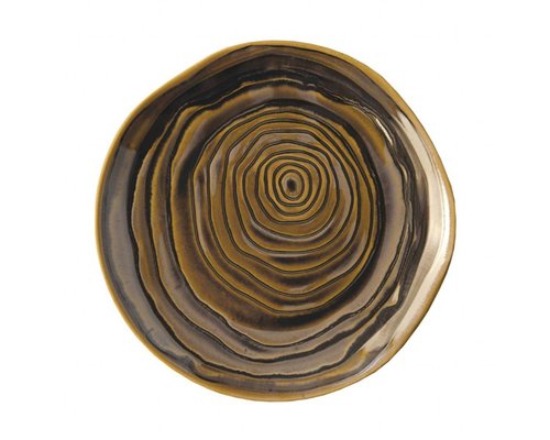 PILLIVUYT Assiette plate 28 cm bronze TECK