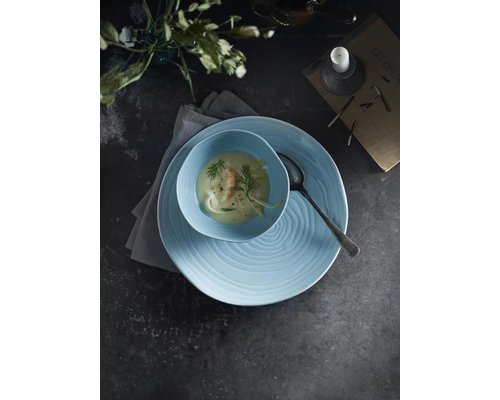 PILLIVUYT Assiette plate TECK 26,5 cm bleu clair