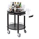 ZEPé Champagne trolley round shape