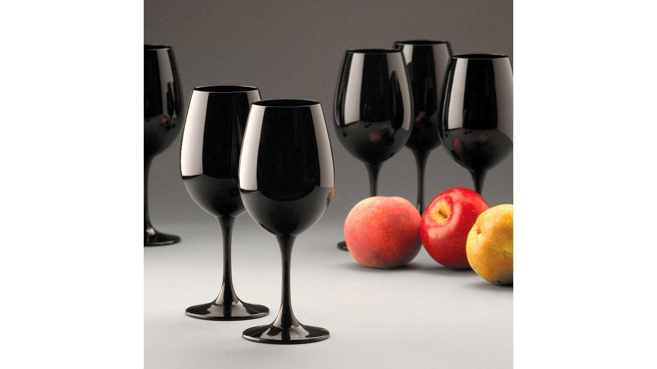 SCHOTT ZWIESEL Wine tasting glass black M&T International Hotel