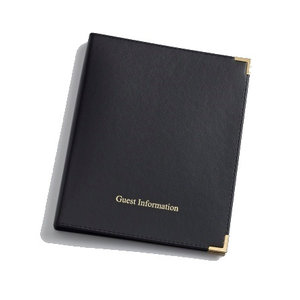 M&T Hotel room folder black PU