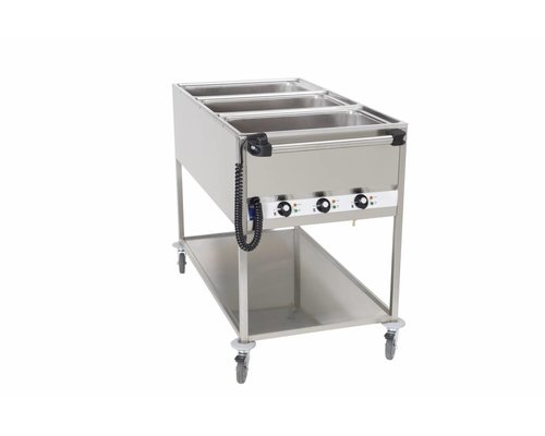 M&T Chariot bain-marie 3 x GN 1/1