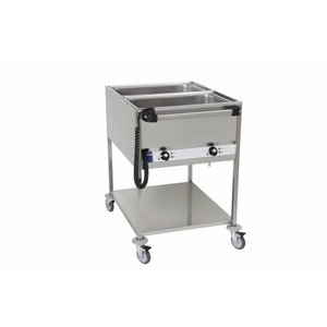 M&T Chariot bain-marie GN 1/1 2 x