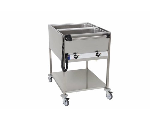 M&T Chariot bain-marie 2 x GN 1/1