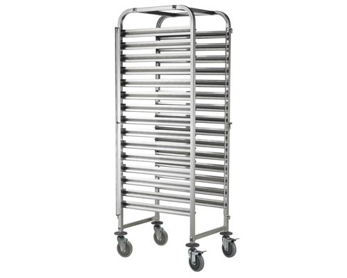 M&T Gastronorm racking trolley 15 x GN 1/1