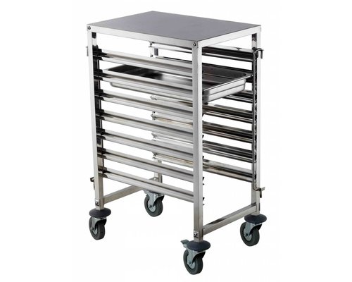 M&T Gastronorm racking trolley 7 x GN 1/1