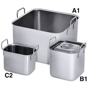 M&T Bain marie de type A1 carré 13 litres