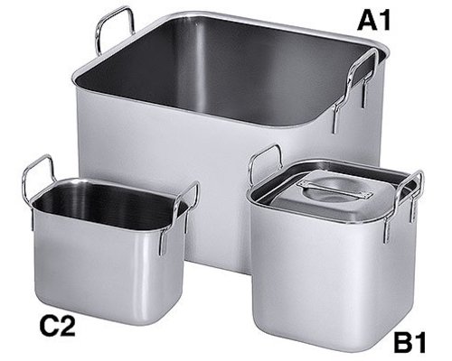 M&T Bain marie de type A1 carré 4 litres