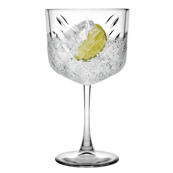 Service de verre à cocktail à gin en cristal écologique italien
