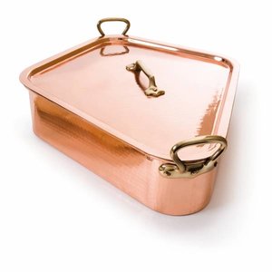 MAUVIEL  Turbotière - Flatfish pan copper 50 cm