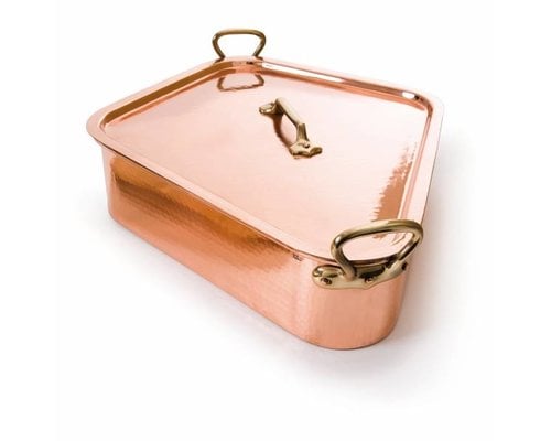 MAUVIEL  Turbotière - Flatfish pan copper 50 cm