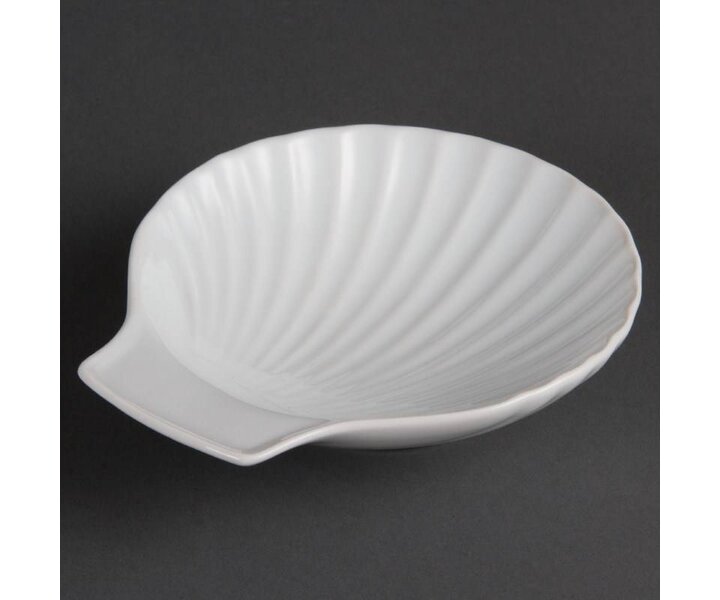 Scallop porcelain 13 cm
