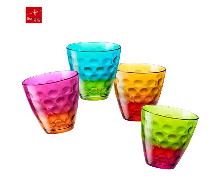 BORMIOLI ROCCO  Set de 4 pièces verre à 'eau 25 cl