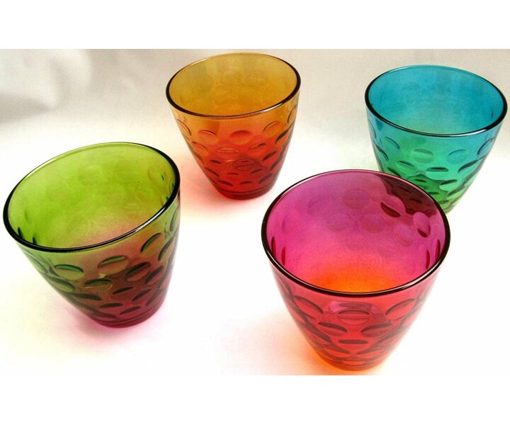 BORMIOLI ROCCO  Set van 4 stuks funny waterglas 25 cl