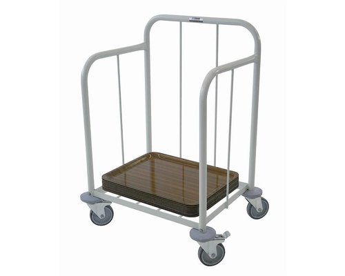 CRAVEN  Tray stacking trolley