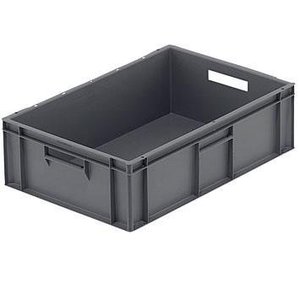 M&T Stacking container grey 60 x 40 x h 17 cm