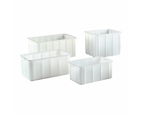 M & T  Stacking container white 83x57xh36cm  130 liter