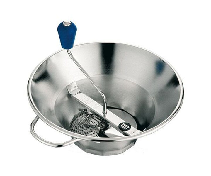 M&T Vegetable mincer 31 cm stainless steel 3 sieves included