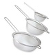 M&T Set of 3 strainers 10cm/14cm/18cm fine mesh