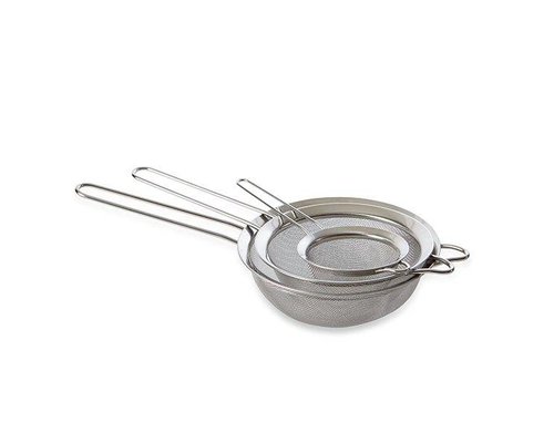 M&T Set de 3 passoires 15cm/18m/20cm  maille fine