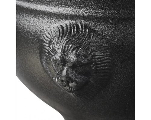 REVOL  Bol à soupe tetes de lion noir 0,45 litre