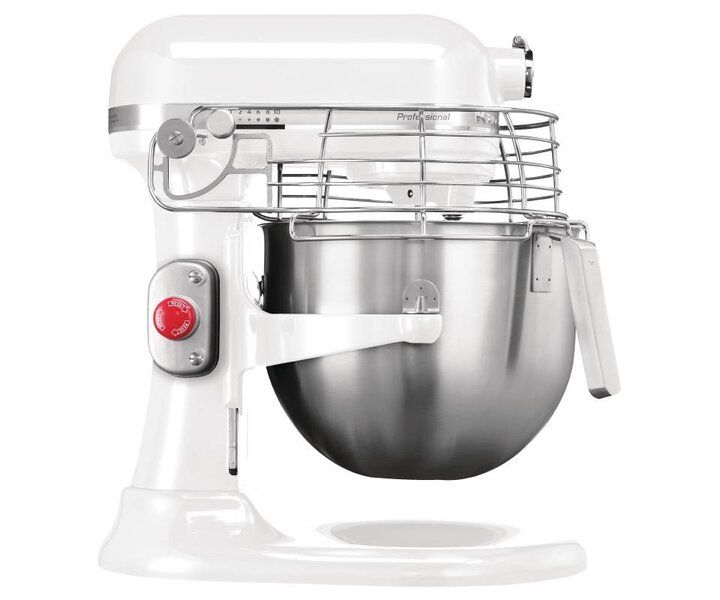KITCHENAID  Mixer Professional 6,90 litres de couleur blanche
